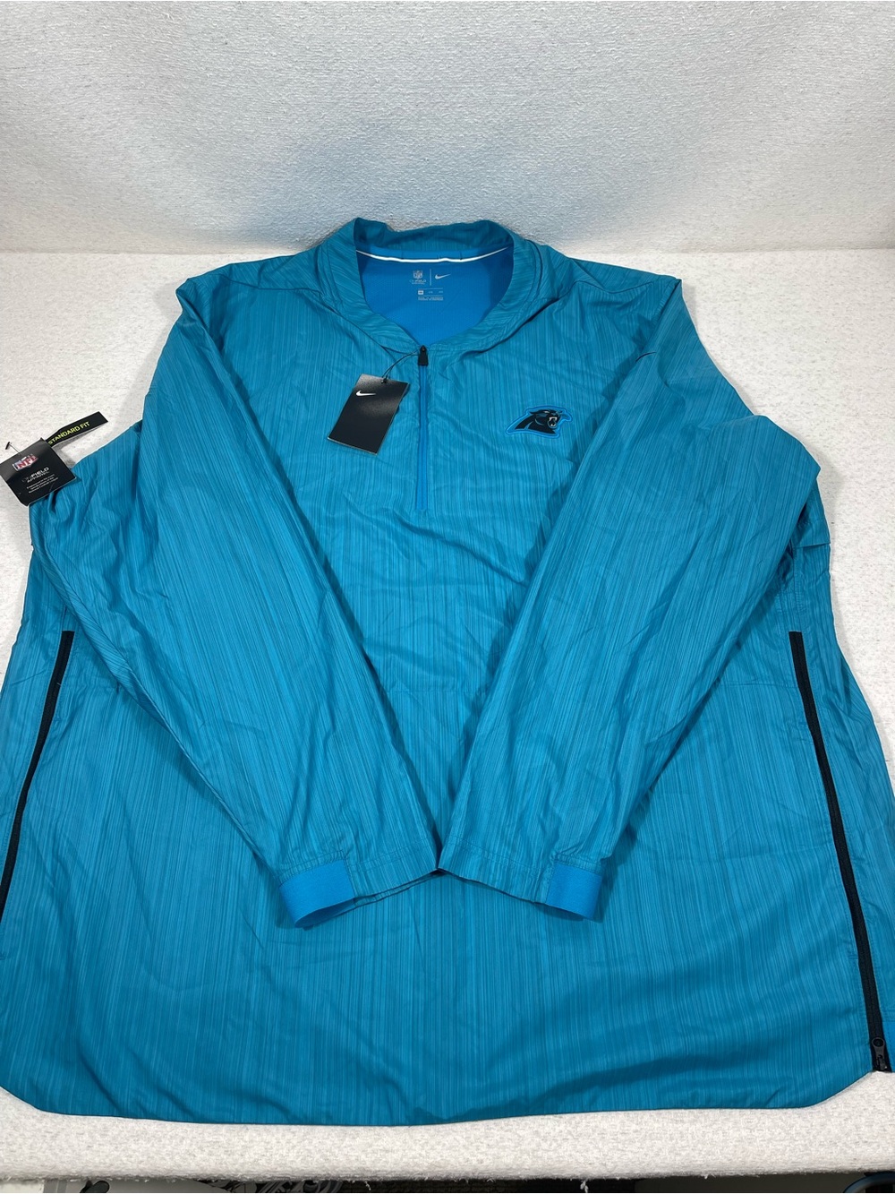 Carolina Panthers Nike NFL lightweight Windbreaker Jacket Teal Men’s 4XL. #0501